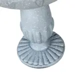 Outdoor Birdbath for Garden and Yard - Concrete Birdbaths to Create a Lively Atmosphere-21.2"H